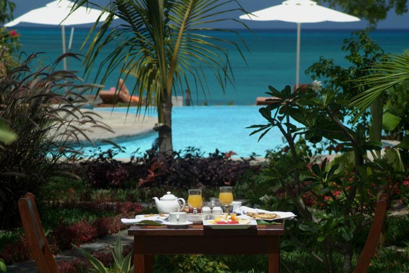 Ocean Beauty Hotel Pereybere Beach Étterem fotó